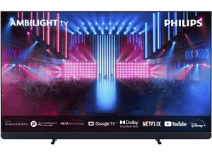 8718863042212 - G (A bis G) PHILIPS OLED-Fernseher 55OLED909 12 Fernseher grau (anthrazit) LED Fernseher