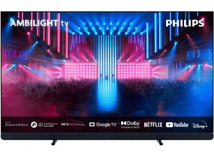 8718863042236 - F (A bis G) PHILIPS OLED-Fernseher 77OLED909 12 Fernseher schwarz LED Fernseher