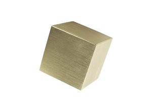 8718881045110 - Qazqa - Moderne Wandleuchte Gold - Cube - Gold Messing