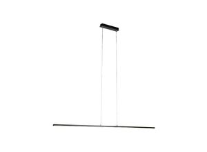 8718881045646 - Qazqa - Moderne schwarze Hängelampe 150 cm inkl led - Banda - Schwarz