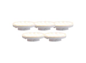 8718881062247 - Luedd - Set mit 5 GX53 3-stufig dimmbaren Kelvin-LED-Lampen 3W 350 lm 3000-6500K