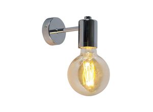 8718881079801 - Qazqa - Moderne Chrom Wandlampe im 2er Set - Facil 1 - Chrom