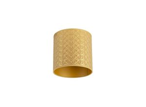 8718881089541 - Qazqa - Lampenschirm Gold 20 20 20 Dreieck Design - Gold Messing