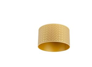 8718881089572 - Qazqa - Lampenschirm Gold 35 35 20 Dreieck Design - Gold Messing