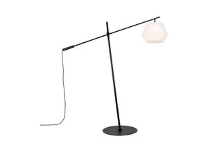 8718881108211 - Qazqa - Design-Außenstehleuchte schwarz IP44 mit weißem Schirm - Robbert - Weiß 8718881108211 - Qazqa - Design-Außenstehleuchte schwarz IP44 mit weißem Schirm - Robbert - Weiß