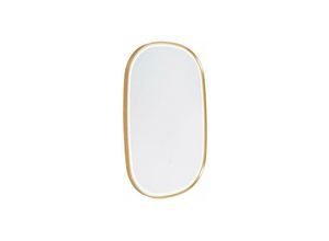 8718881108792 - Badezimmerspiegel Gold inkl LED mit Touchdimmer oval - Miral - Gold 8718881108792 - Badezimmerspiegel Gold inkl LED mit Touchdimmer oval - Miral - Gold