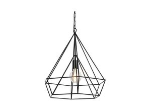 8718881109829 - Qazqa - Skandinavische Hängelampe schwarz - Karkass - Schwarz