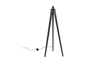 8718881118821 - Qazqa - Land Stehlampe Stativ schwarz - Stativ Classic - Schwarz