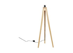 8718881118838 - Qazqa - Land Stehlampe Stativ natürlich - Tripod Classic - Beige