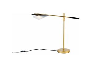 8718881137198 - Qazqa - Design-Tischlampe schwarz mit Gold - Sinem - Gold Messing