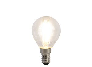 8718881137792 - Luedd - E14 LED-Glühlampe Filament P45 4W 470 lm 2700K - Transparent