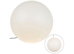 8718881143922 - Qazqa - Moderne Außenleuchte weiß 77 cm IP65 - Nura - Weiß