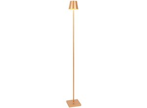 8718881150685 - Outdoor-Stehleuchte Gold inkl LED mit Touchdimmer wiederaufladbar - Jackson - Gold