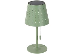 8718881151026 - Outdoor-Tischleuchte grün inkl LED 3-stufig dimmbar wiederaufladbar und Solar - Ferre - Grün