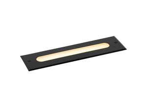 8718881151897 - Moderner Bodenstrahler schwarz 30 cm inkl LED IP65 - Eline - Schwarz