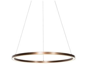 8718881152511 - Qazqa - Bronze Hängelampe 80 cm inkl led 3-stufig dimmbar - Girello - Bronze