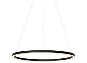 8718881152542 - Hängelampe schwarz 80 cm inkl LED 3-stufig dimmbar - Girello - Schwarz