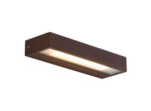 8718881153297 - Moderne Wandleuchte rostbraun inkl led IP65 - Hannah - Rostbraun