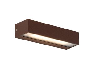 8718881153310 - Industrielle Wandleuchte rostbraun inkl led IP65 - Steph - Rostbraun