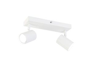 8718881154928 - Qazqa - Smarte Deckenleuchte weiß rechteckig inkl 2 Wifi GU10 - Jeana - Weiß 8718881154928 - Qazqa - Smarte Deckenleuchte weiß rechteckig inkl 2 Wifi GU10 - Jeana - Weiß