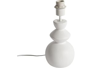 8718881155468 - Qazqa - Design-Tischlampe aus weißer Keramik 15 cm ohne Schirm – Alisia - Weiß