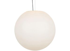 8718881156564 - Qazqa - Moderne Hängelampe für den Außenbereich weiß 77 cm IP65 – Nura - Weiß