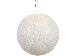 8718881156571 - Qazqa - Moderne Außenhängelampe grau 77 cm IP65 - Nura - Grau