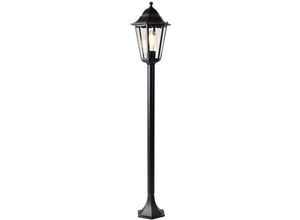 8718881160929 - Smarte Stand-Außenlaterne schwarz 120 cm inkl WLAN ST64 - New Orleans - Schwarz