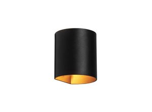 8718881161131 - Smarte Wandleuchte schwarz mit Messing inkl WiFi G9 - Sabbio - Gold Messing