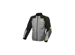 8718913122598 - Motorradjacke Notch Grau-Schwarz-Fluo Gelb