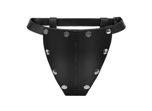 8718924226445 - Jock Strap mit Lederklappe