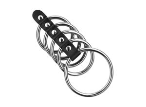 8718924228180 - Penismanschette mit 5 Ringen 4 - 55 cm