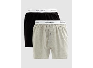 8718935872433 - - 2er Packung gewebter Boxershorts in enger Psassform-Bunt