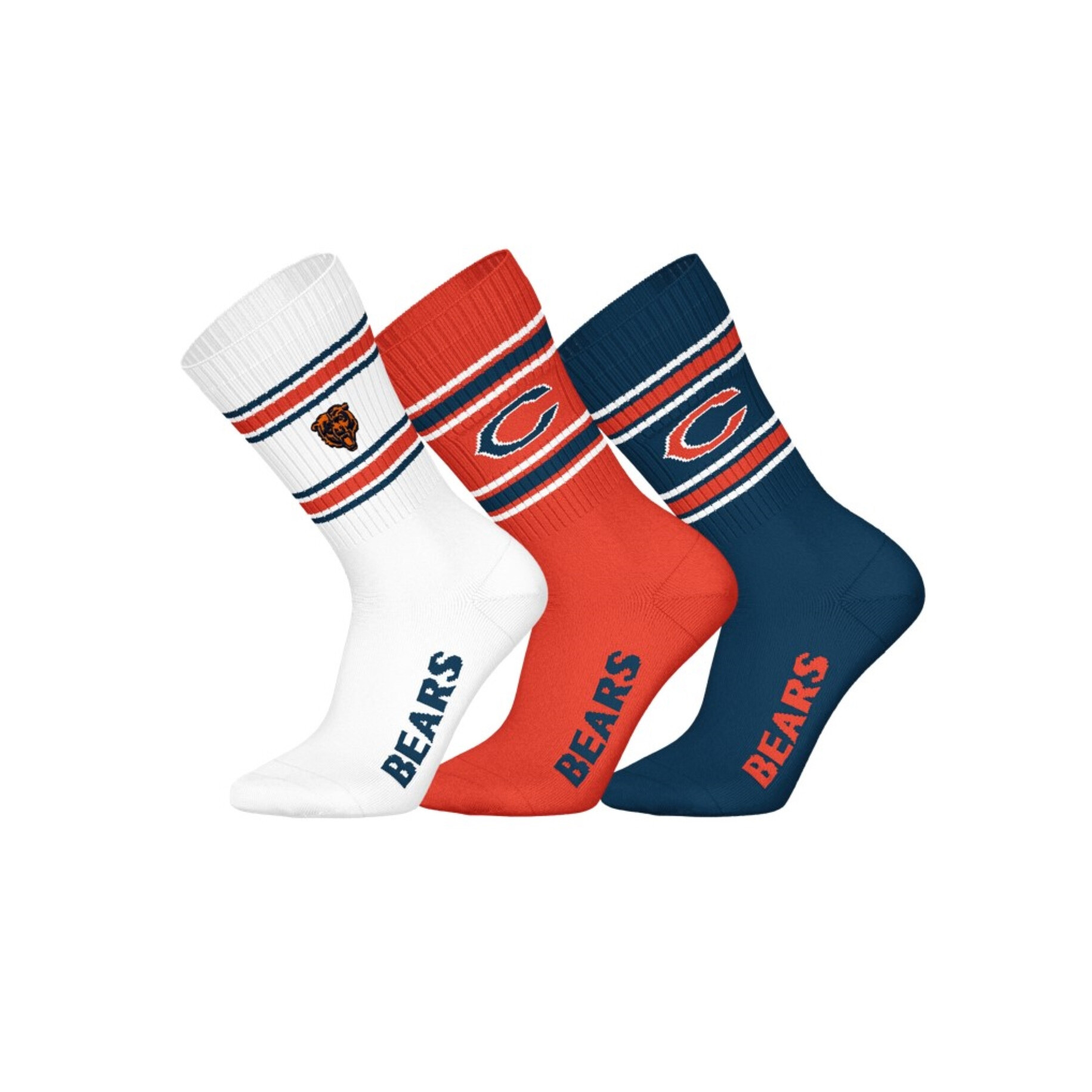 8718984025491 - Socken Chicago Bears Crew (x3)