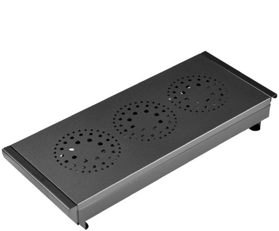 8719001871244 - Kochplatte - Rechaud - 3 Brenner -Wachslicht-Lebensmittelwärmer-Brettwärmer -43x175x 65 cm