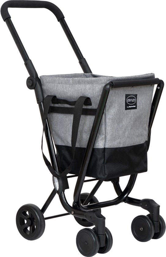 8719001912855 - by Playmarket- Easy Go - Boodschappentrolley - Zwart-Grijs 8719001912855 - by Playmarket- Easy Go - Boodschappentrolley - Zwart-Grijs