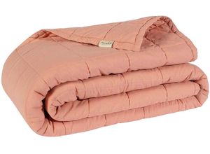 8719002190443 - Tagesdecke CINDERELLA Moon Tagesdecken Gr B L 270 cm x 270 cm pink (cameo pink) Tagesdecken fühlt sich extra weich an