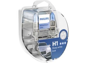 8719018005250 - Automotive 12258WVUSM Halogen Leuchtmittel WhiteVision Ultra H1 55 w 12 v - Philips