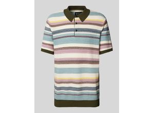 8719027862097 - Regular Fit Poloshirt mit Strukturmuster