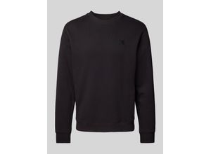 8719027884051 - Sweatshirt mit gerippten Abschlüssen