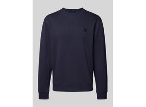 8719027884105 - Sweatshirt mit gerippten Abschlüssen