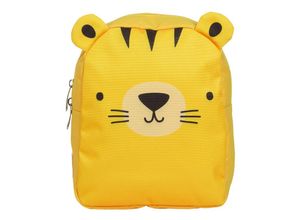 8719033869660 - Kinderrucksack LITTLE BACKPACK – TIGER (21x26x10) in gelb