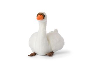 8719066011098 - - Plüschtier - Schwan (23cm) lebensecht Kuscheltier Stofftier Plüschfigur