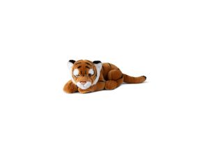 8719066011920 - - Plüschtier - Tiger (liegend 30cm) lebensecht Kuscheltier Stofftier Plüschfigur