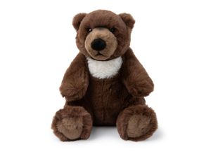 8719066012811 - - ECO Plüschtier - Grizzlybär (25cm) lebensecht Kuscheltier Stofftier Plüschfigur