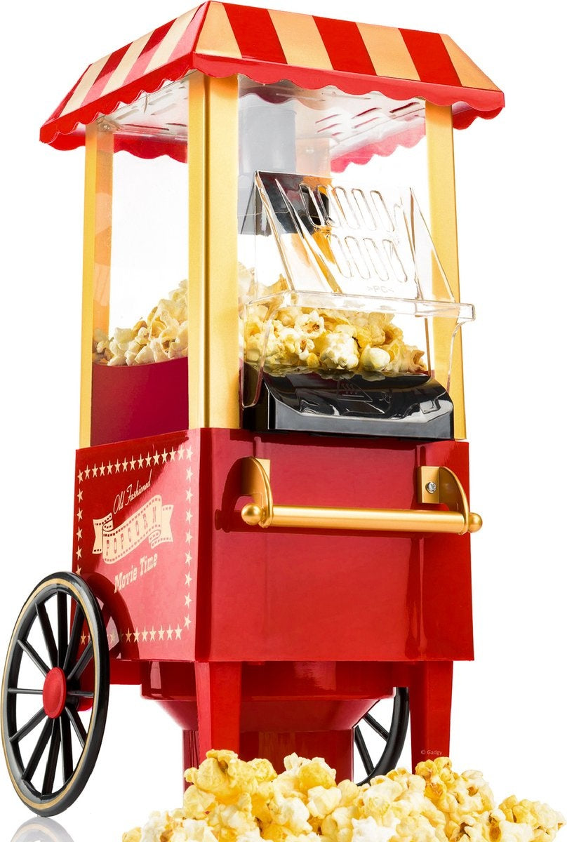 8719075220351 - Popcornmaschine - Klassische Popcornmaschine - Heißluft fettfrei - 39 x 24 cm - 1200 Watt