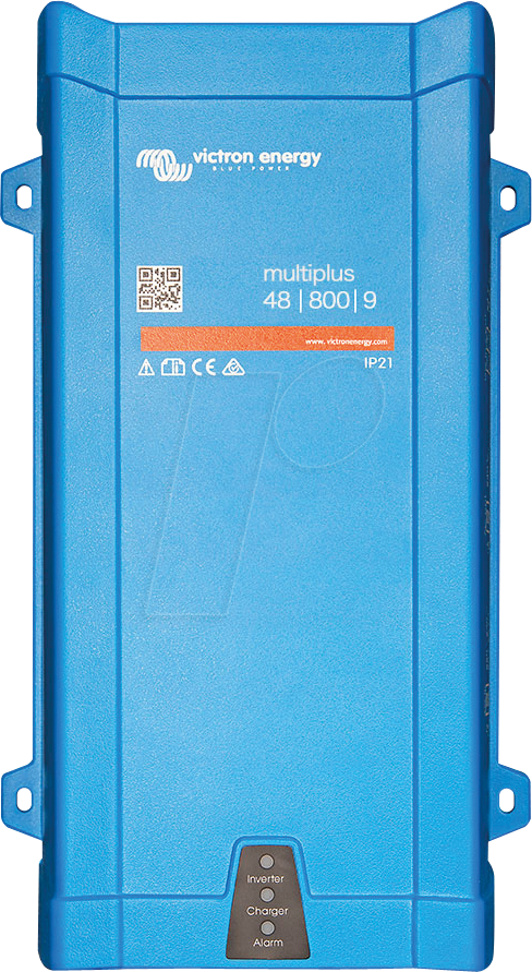 8719076038245 - Wechselrichter »Inverter   Charger Victron MultiPlus 48 800 9-16 230V« Wandler 800 W 48 VDC blau Elektroinstallation