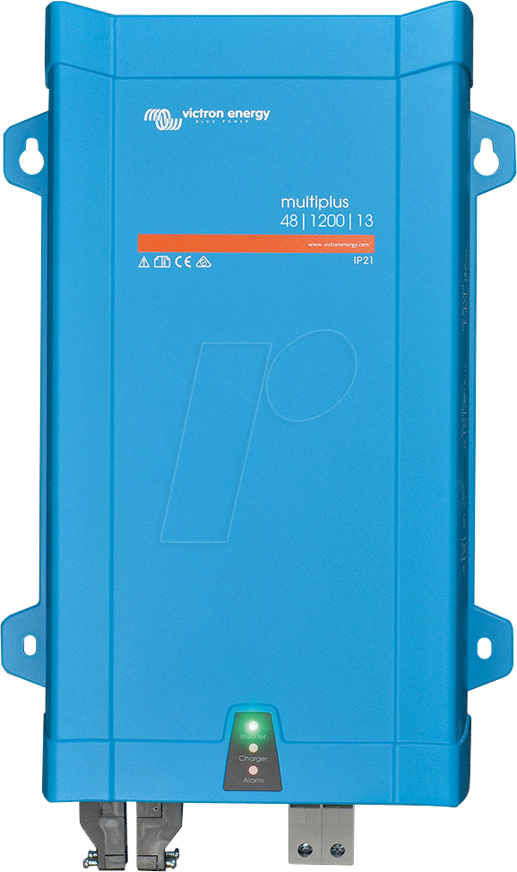 8719076039334 - Wechselrichter »Inverter   Charger Victron MultiPlus 48 1200 13-16 230V« Wandler 1200 W 48 VDC blau Elektroinstallation