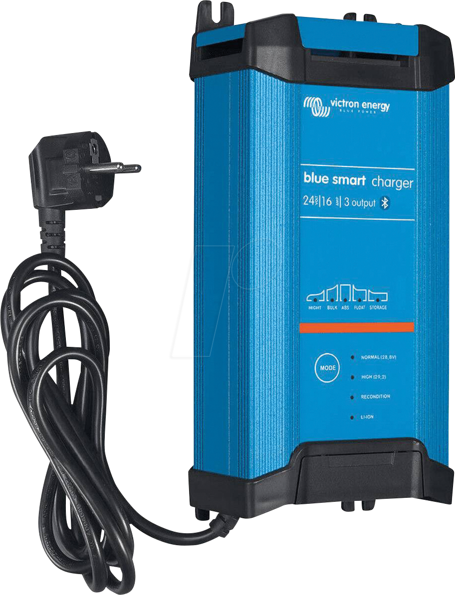 8719076052517 - - Victron IP22 24 16 (3) Blue Smart Ladegerät für Blei- und Lithium Akkus