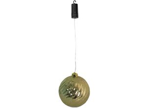 8719099927045 - Batterie-LED-Hängelampe Ball Diamonds Golden Luxform